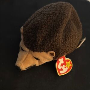 Ty Brown Hedgehog Stuffed Animal